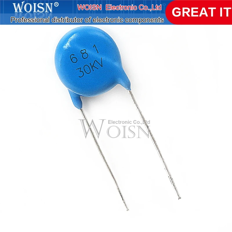 10 шт./лот 30KV681 Y5T 681 30KV 680PF 680P/30KV устойчивые к высоким напряжению керамические
