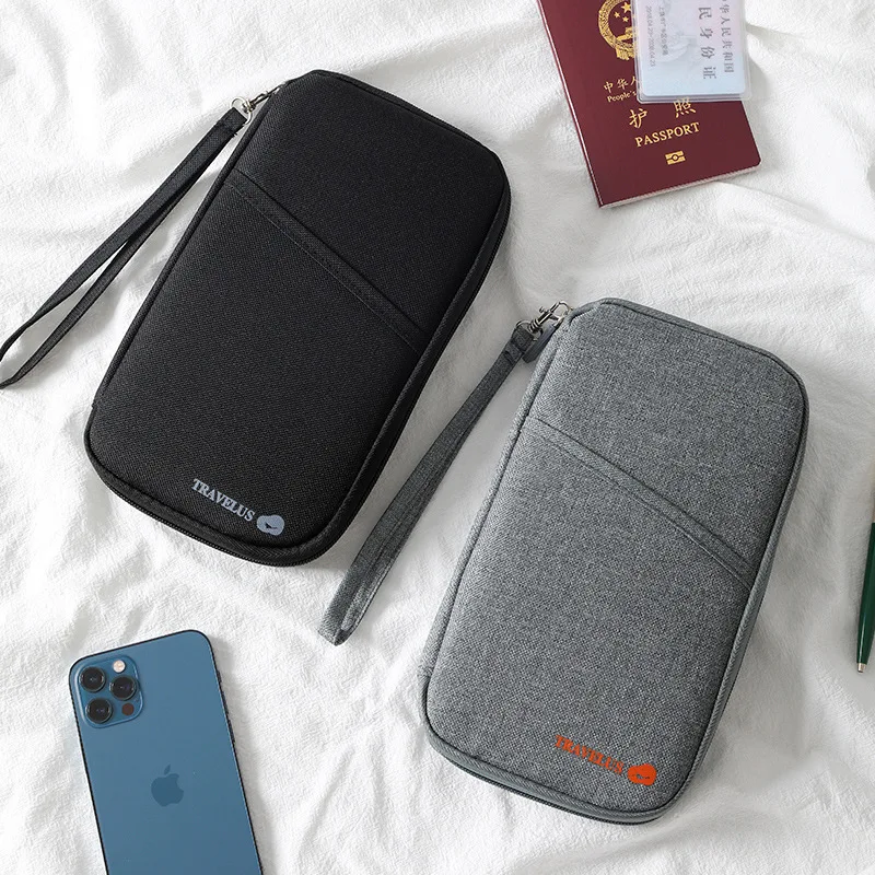

Passport Suitcase Case For Documents Waterproof Accessories Handbag Storage Coin Purse Pack Travel Essentials Organizer Bag