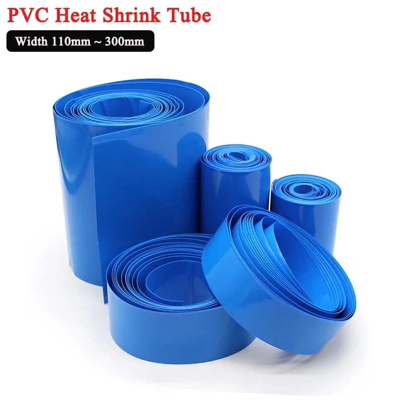 Термоусадочная трубка из ПВХ 1 м ~ 20 18650 ширина аккумуляторной батареи Lipo 110 мм 300