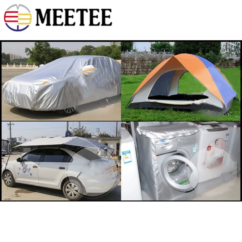 Meetee 0 16 мм Толстая 300D водонепроницаемая ткань Оксфорд 100x150 см Солнцезащитная