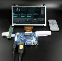 6 5 inch 800480 lcd display screen control driver board hdmi compatible vga av for lattepandaraspberry pi banana pi monitor