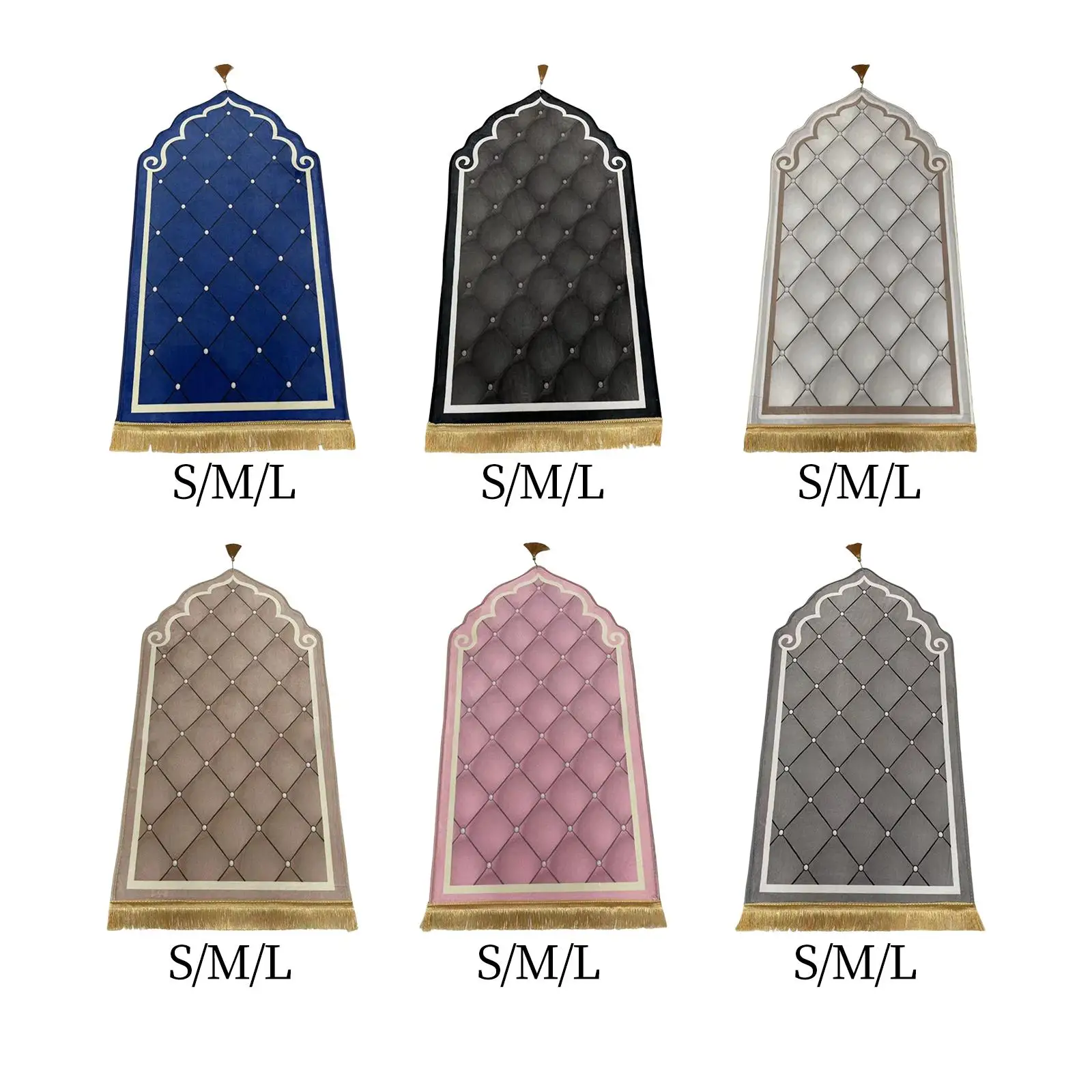 

Travel Soft Muslim Carpet Islamic Collectible Hajj Holiday Eid Home Ramadan Floor Carpet Prayer Carpet Mat Prayer Rug Gift