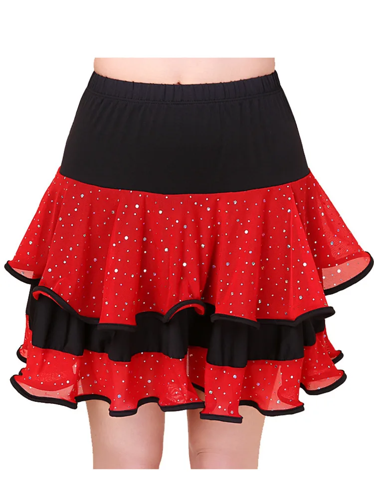 Юбка женская с бахромой соблазнительный черный ассиметричный костюм для