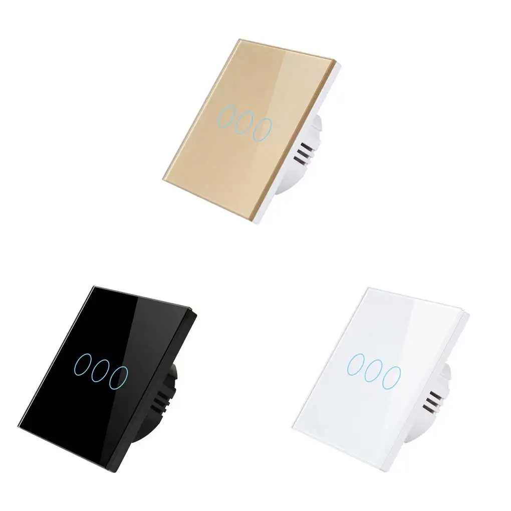 

EU Plug WiFi Light Switch APP Intelligent Touch Panel Device Household