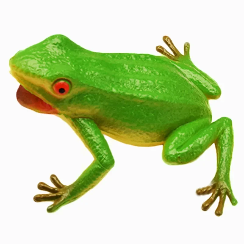 Игрушечная лягушка из пластика