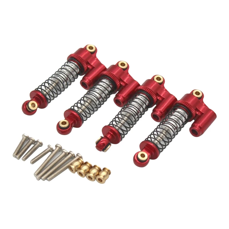 

4 шт. металлический амортизатор для масштаба 1/18 FMS Toyota Fj Cruiser Land Cruiser Аризона JEEP обновленные детали для радиоуправляемых автомобилей