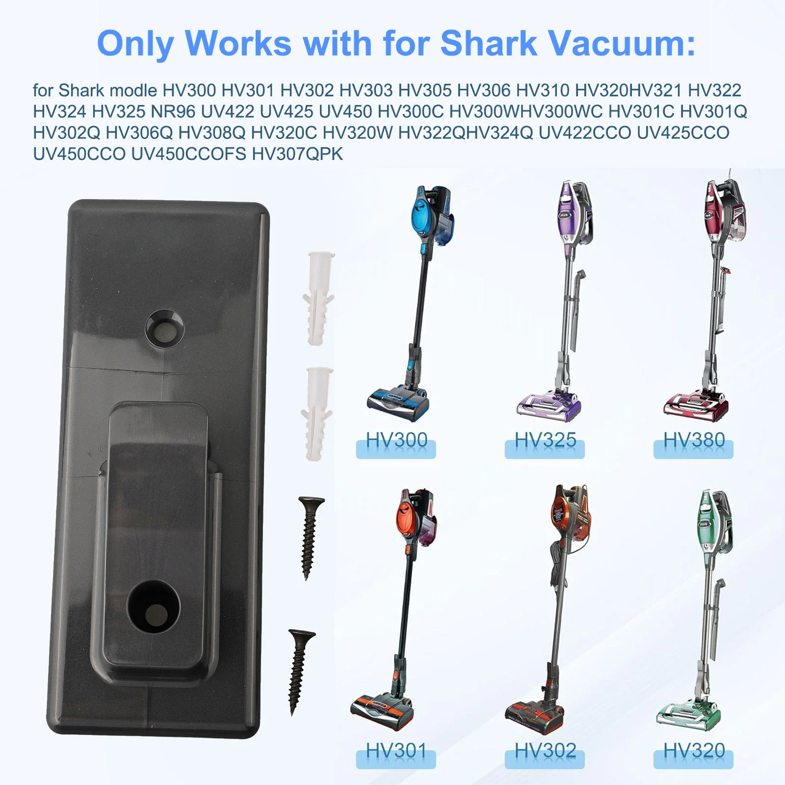 Настенный комплект крючков для подвешивания Shark Rocket Vacuum HV300 HV302 HV322 HV380