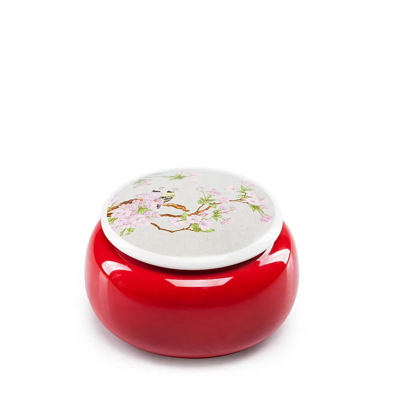 Керамические чайные банки с узором плоские герметичные конфеты орехи кофейные