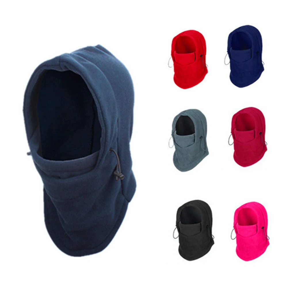 

New Cycling Cap Ski Hood Outdoor Sports Windproof Bib Cold Protection Padded Head Cover Hood Mask Plush Warm Hat Bike Bicycle