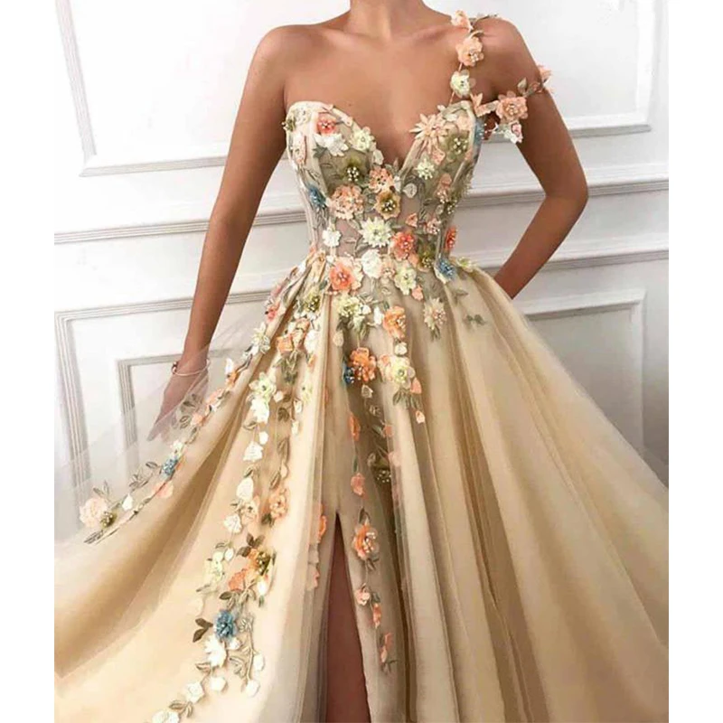 

Очаровательное пастельно-желтое вечернее платье с аппликацией сердечком без рукавов с открытыми плечами платье для выпускного вечера Плис...