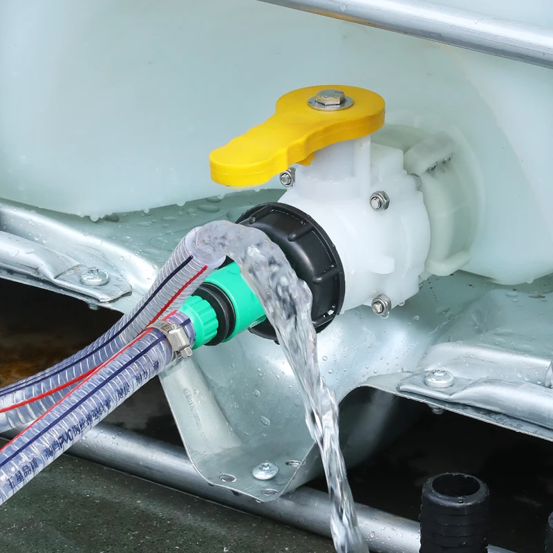 

IBC tank adapter S60x6 Thread plastic Garden Tap Valve Irrigation Connector water tank fittings household tool 1Pcs