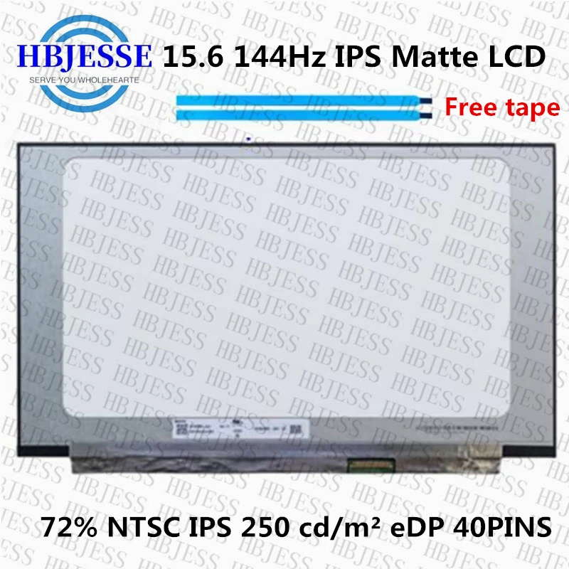 

Оригинальный 15,6 ''ЖК-экран N156HMA-GA1 B156HAN09.2 LP156WFG-SPK1/P1/F1 NV156FHM-NY4/5 1920x108 0 IPS EDP 40 контактов 144 Гц 72% NTSC
