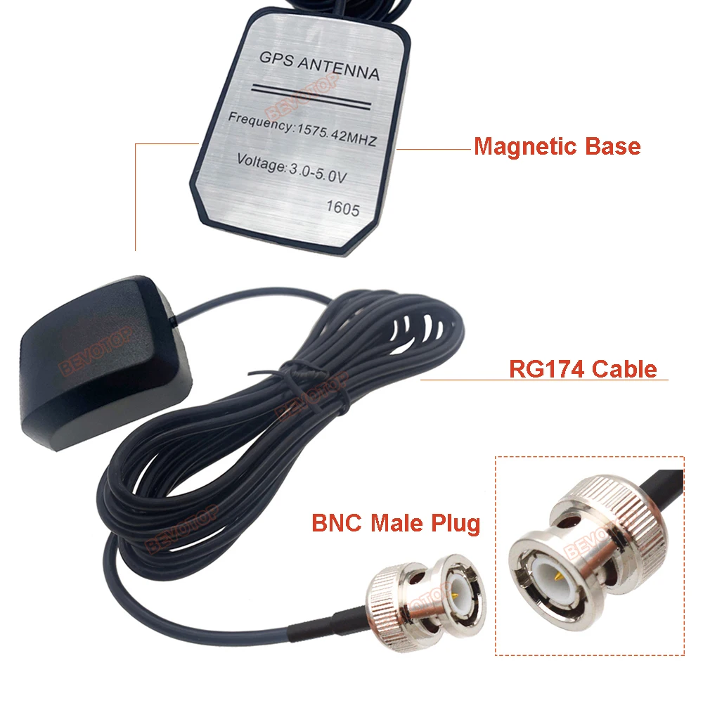 

BEVOTOP GPS-антенна с магнитной базой BNC