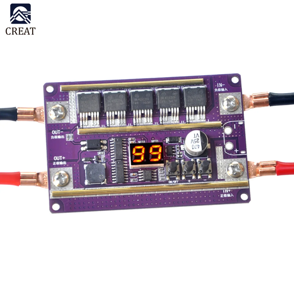 

12V Spot Welder DIY Kit 18650 Lithium Battery Spot Welding Machine Pen Control Motherboard 99 Gears of Power Adjustable
