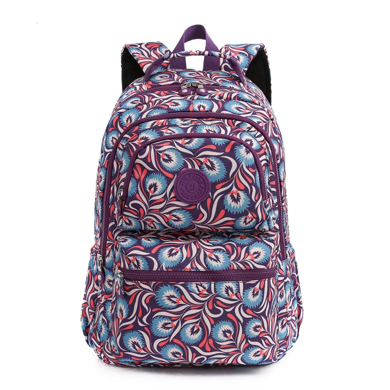S Women Outdoor Casual Rucksacks Oxford Waterproof Travel Ba