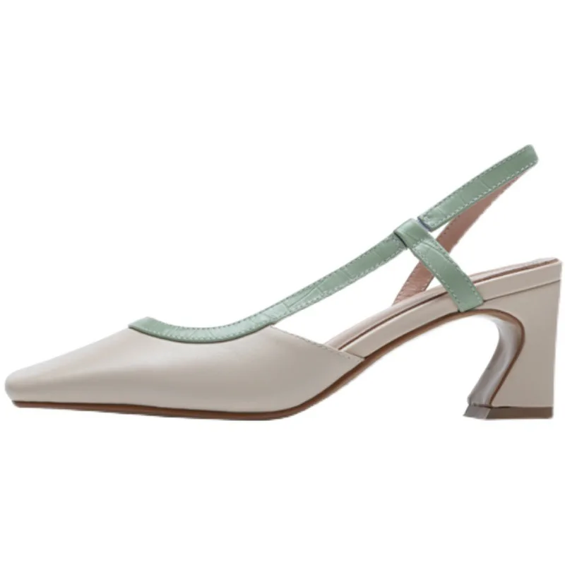 Женские босоножки на толстом каблуке сандалии с квадратным носком обувь в