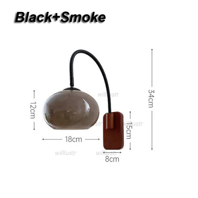 

Креативный настенный светильник из массива дерева, винтажное французское стеклянное бра, отель, ресторан, бар, магазин, кафе, проход, гостиная, прикроватное железное освещение