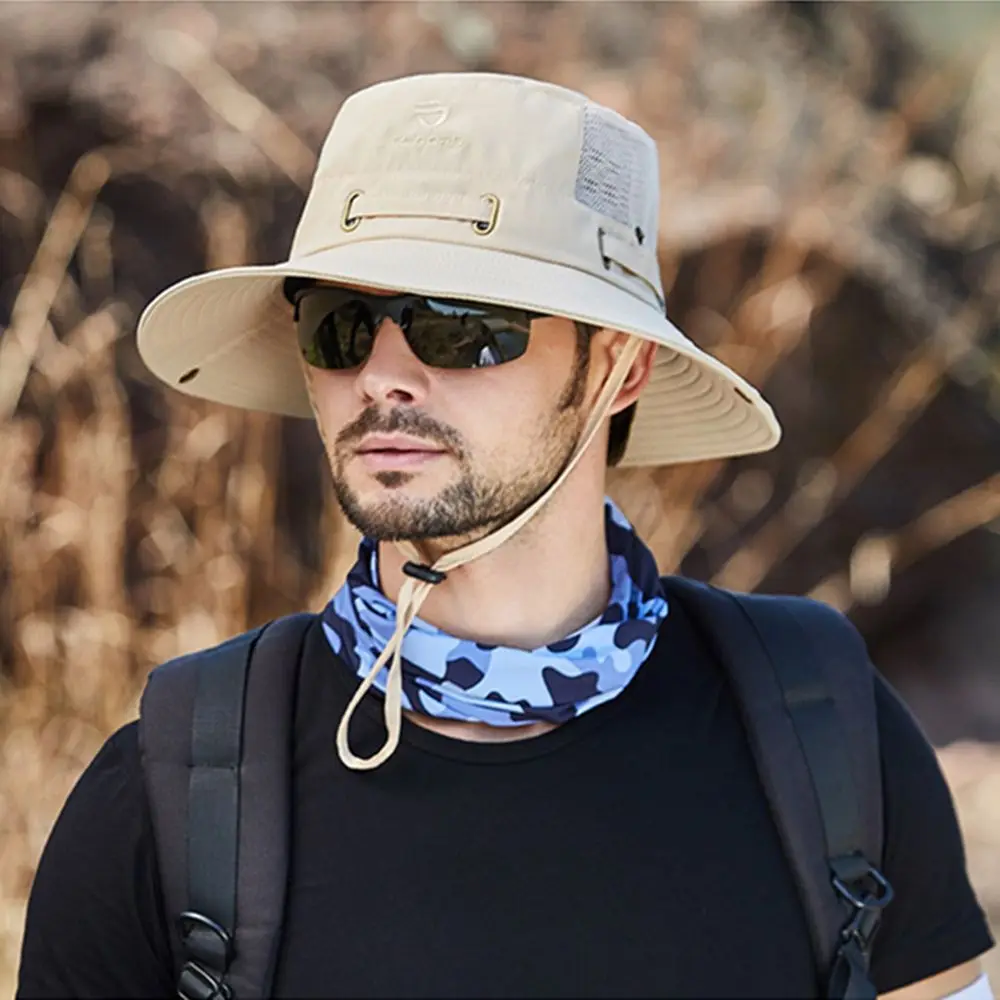 

Мужская Дорожная шляпа с широкими полями и широкими полями для защиты от солнца