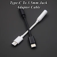 portable earphone accessories type c to 3 5mm jack headphone adapter audio aux cable headphone adapter for xiaomi huawei samsung