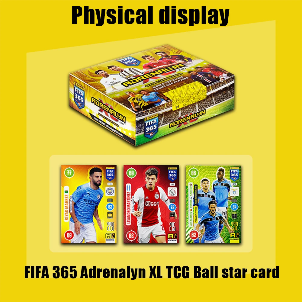 Panini 2020/21 ФИФА 365 Adrenalyn XL TCG Звездная карточная коробка футбольный мяч звездная