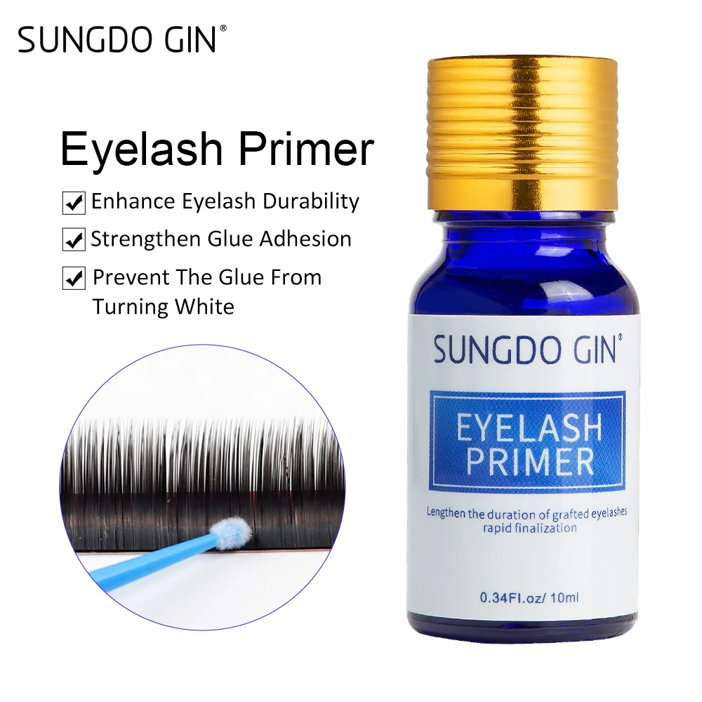 

10ml Eyelash Glue Primer For Lash Extension Strength Glue Adhesive Bonding False Eyelashes Long Lasting Fixing Agent Glue Tools