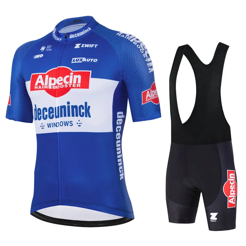 Комплекты велосипедного трикотажа Alpecin Pro, мужские шорты-комбинезоны, велосипедная одежда с коротким рукавом Bicicleta, одежда для велосипеда Maillot Ciclismo Hombre, черные комплекты (art.: 3920cd25dee35) - 3920cd25dee35