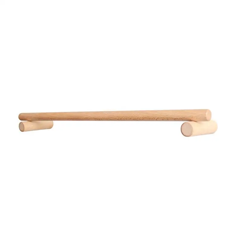 

Wall-mounted Wooden Towel Rack Bath Towel Bar Towel Hanger Bathroom Towel Hanging Holder For Home Kitchen Towel Storage Self