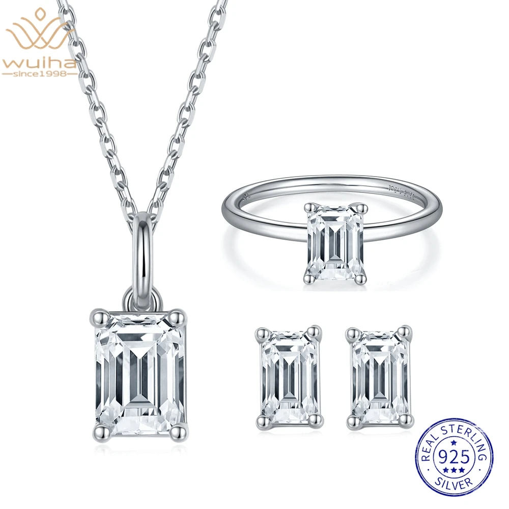 

Кольцо/серьги/кулон/ожерелье из серебра 925 пробы с бриллиантом 1 карат