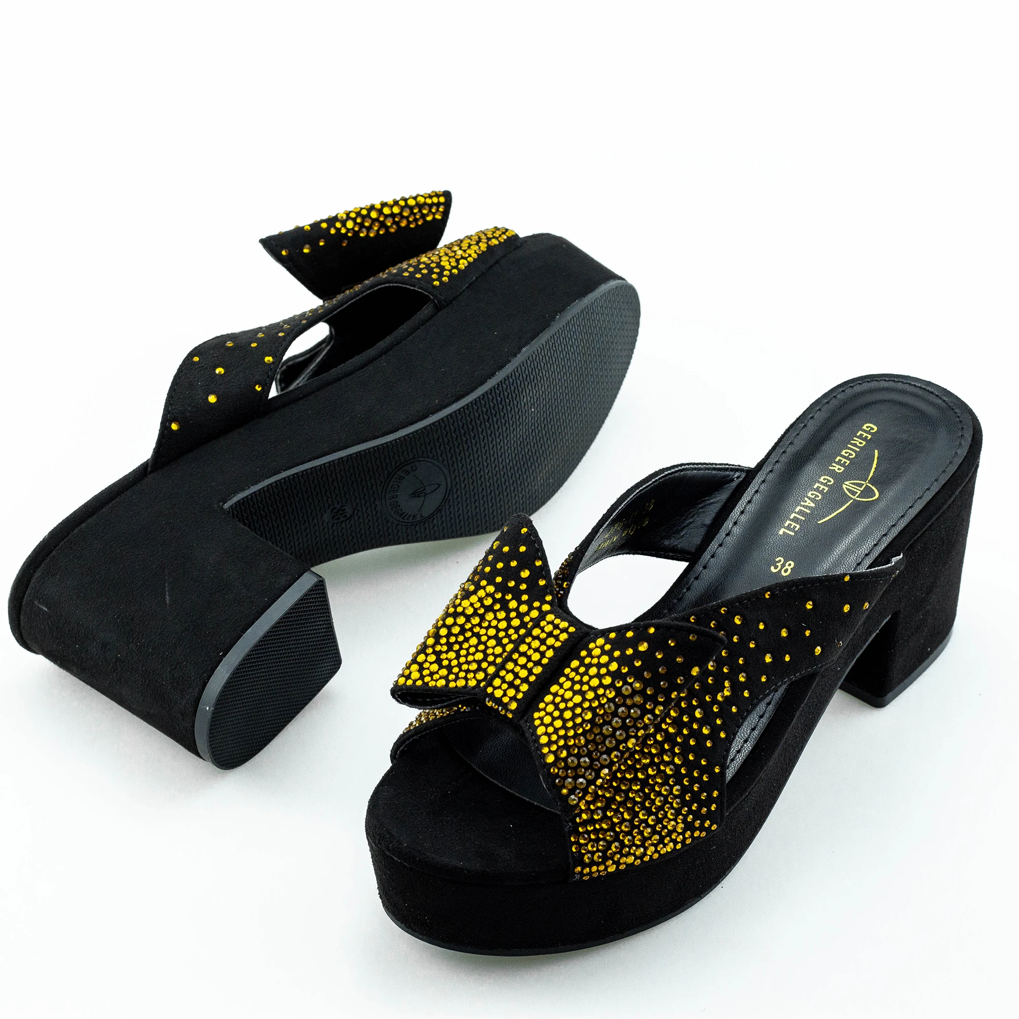 Top Brand Designer Sandals 2022 Bowknot Knotted Front Open Toe Slip on Summer Shoes Plus Size 42 Blue Silver Black Square Heels