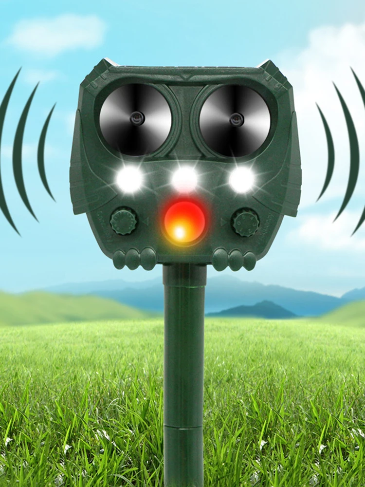 Ультразвуковой Репеллент Для Животных Кошек И Собак Водонепроницаемый На