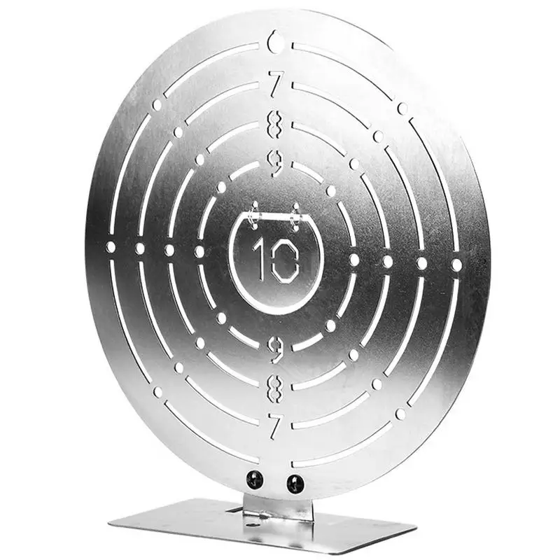 

Metal Targets Practice Targets With Clear Codes Outdoor Training Accessories With Automatic Rebound 10 Ring Clear Code
