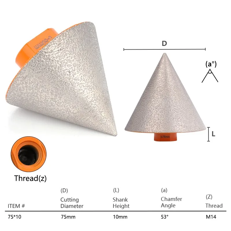 

Алмазные фаски XCAN M14 20-75 мм