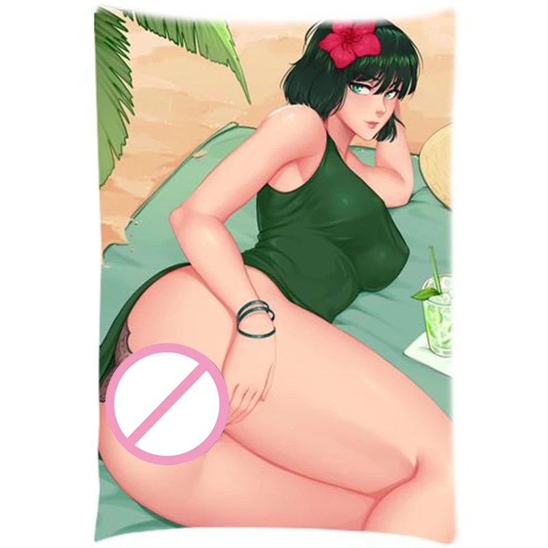 Фото Двухсторонняя наволочка для подушки One Punch Man Anime Tatsumaki Fubuki №2