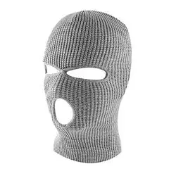 

Wholesale winter warm 3 holes custom logo ski mask sports beanies balaclava