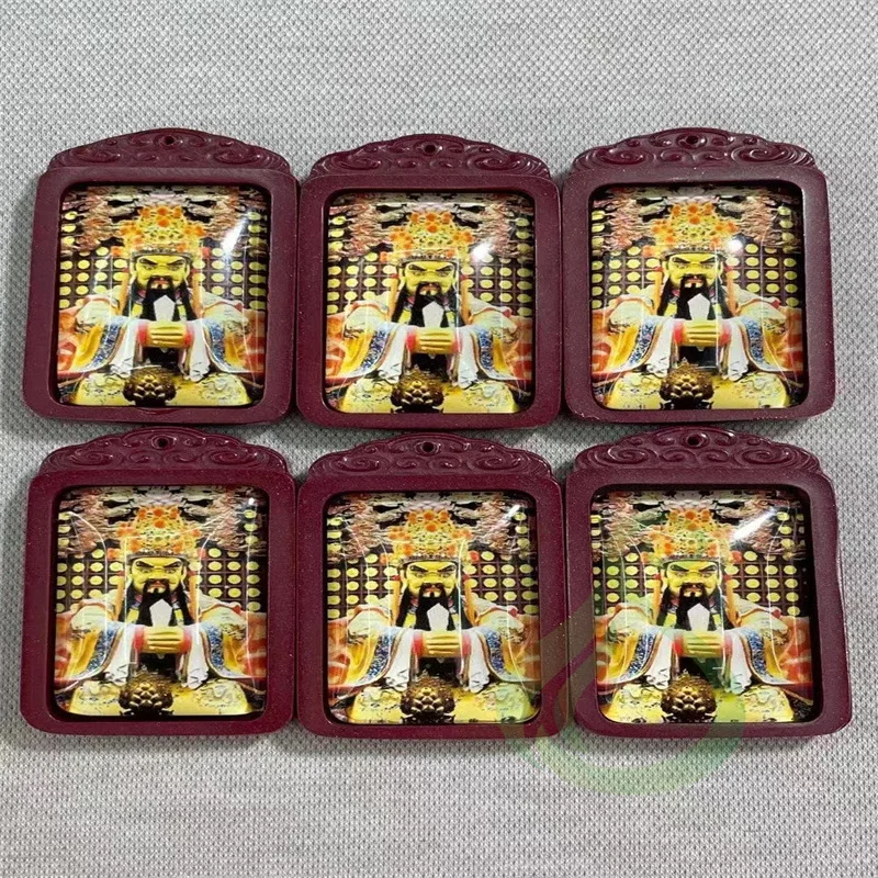 Подвеска Cinnabar Thangka Zachilam с фиолетовым золотым песком