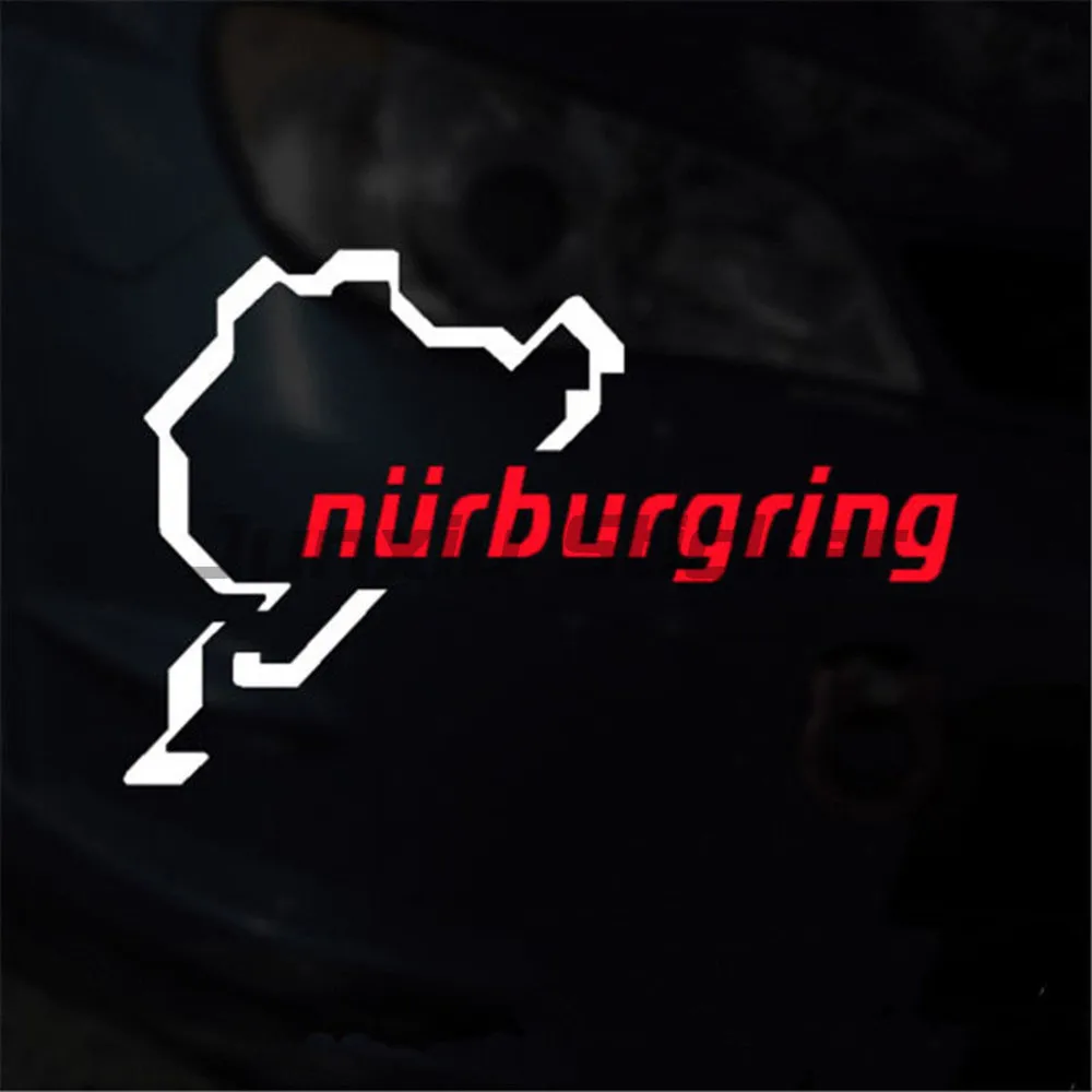 Классический дизайн автомобиля Наклейка s гоночный трек стикер Нюрбургринг