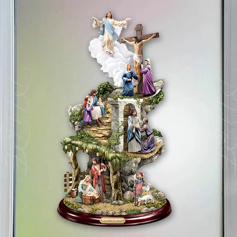 

Jesus Wall Stickers Christ Sticker Room Decor Stickers for Window Glass Door Home Family Vinyl Decoration Wallpaper Accessories