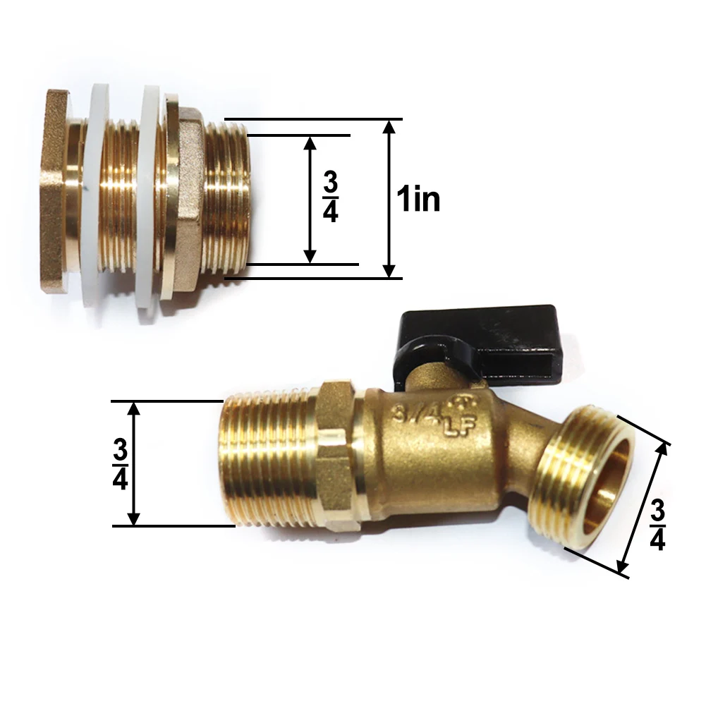 

Brand New Spigot Garden Tool Barrel Rain Spigot Brass Garden Outdoor Living Rain Bucket Faucet Strong Water Flow
