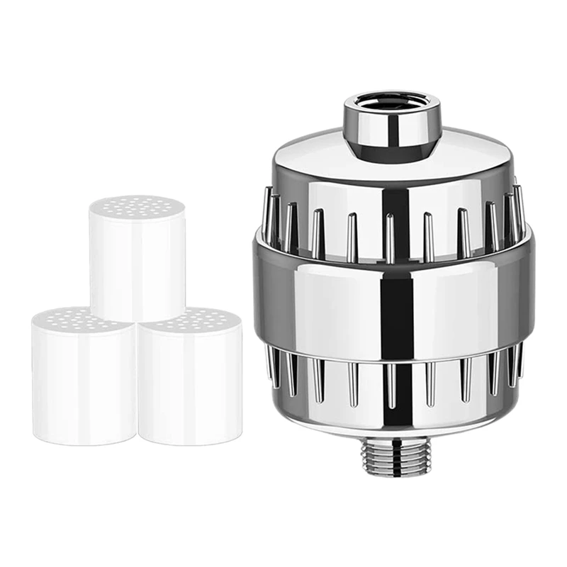 15 Stage Shower Filter Hard Water Remove Chlorine Heavy Metals And Other Sediments Reduces Dry Spare Parts
