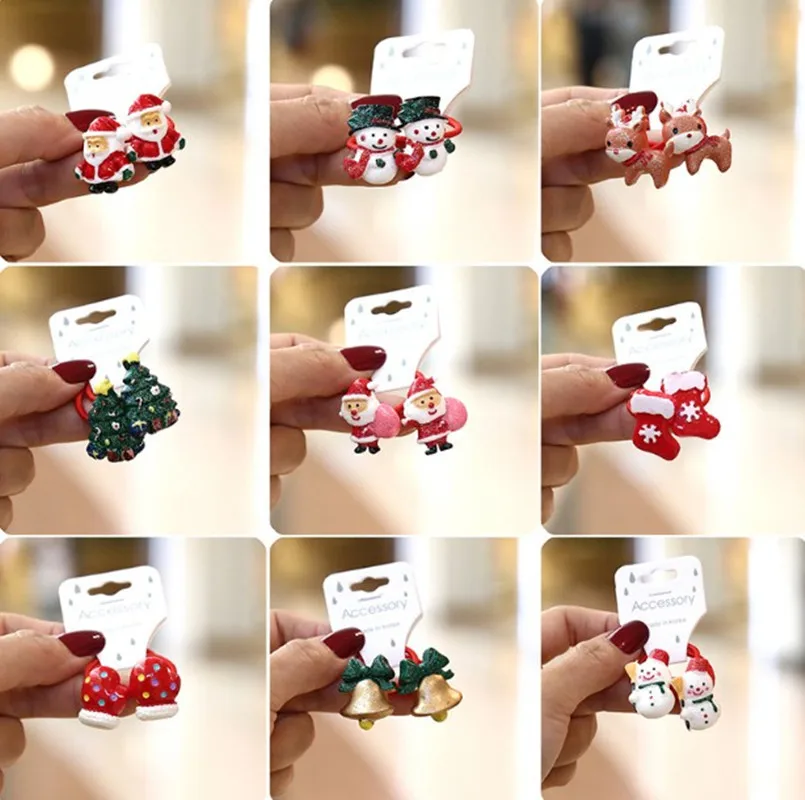 Рисунок 2 - Резинки для волос новогодние эластичные