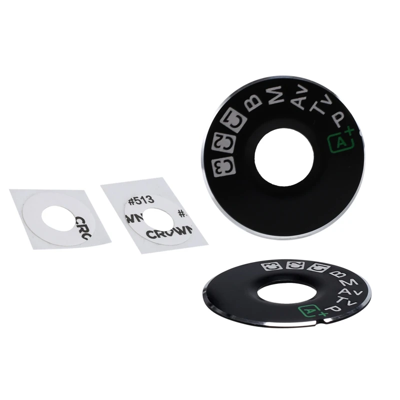 

2 кнопки верхней крышки поворотного стола для Canon 5D3, циферблат режима поворотного стола, поверхностного монтажа, с клеем