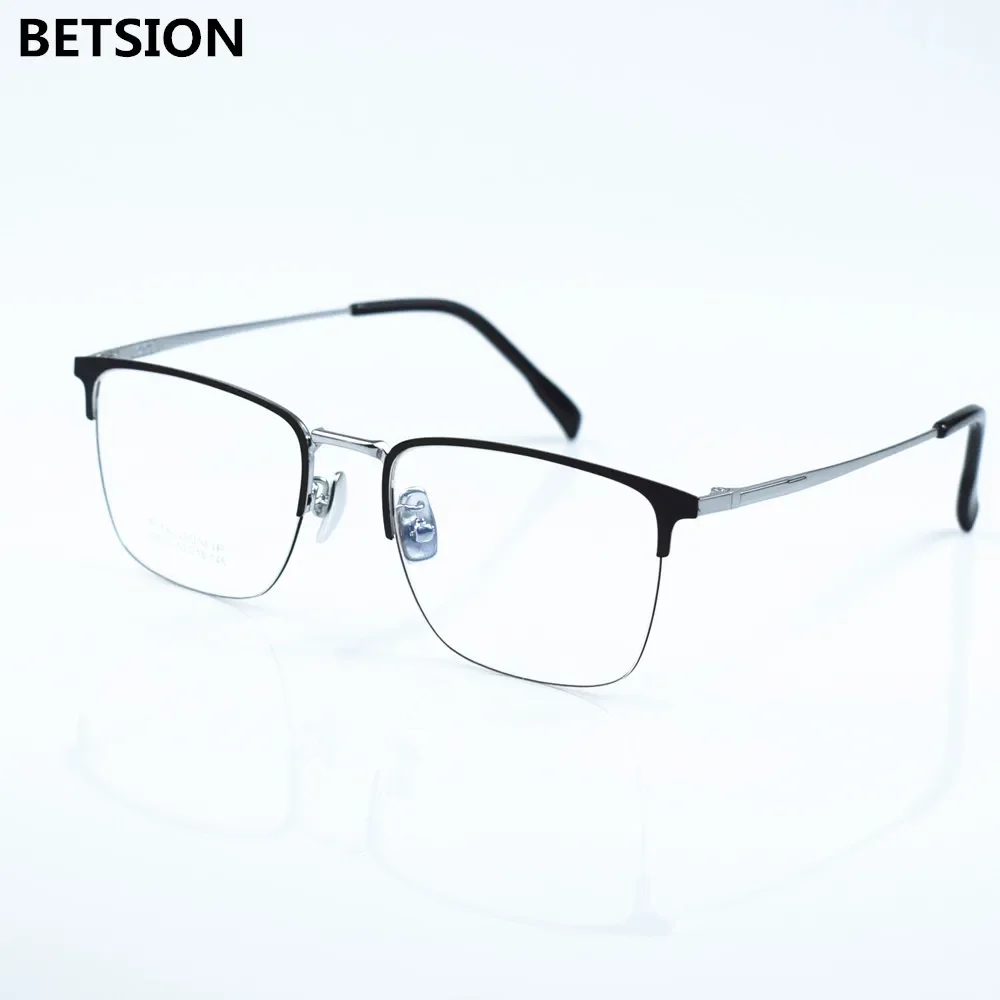 Ретро модные титановые оправы для очков без мужские и женские очки Rx