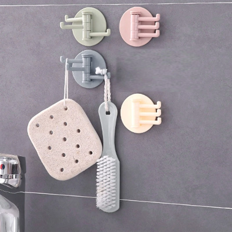 

Прочный липкий крючок, вращающийся на 180 °, для крючков для ключей для подвешивания шляпы, полотенец, сумки, Rop