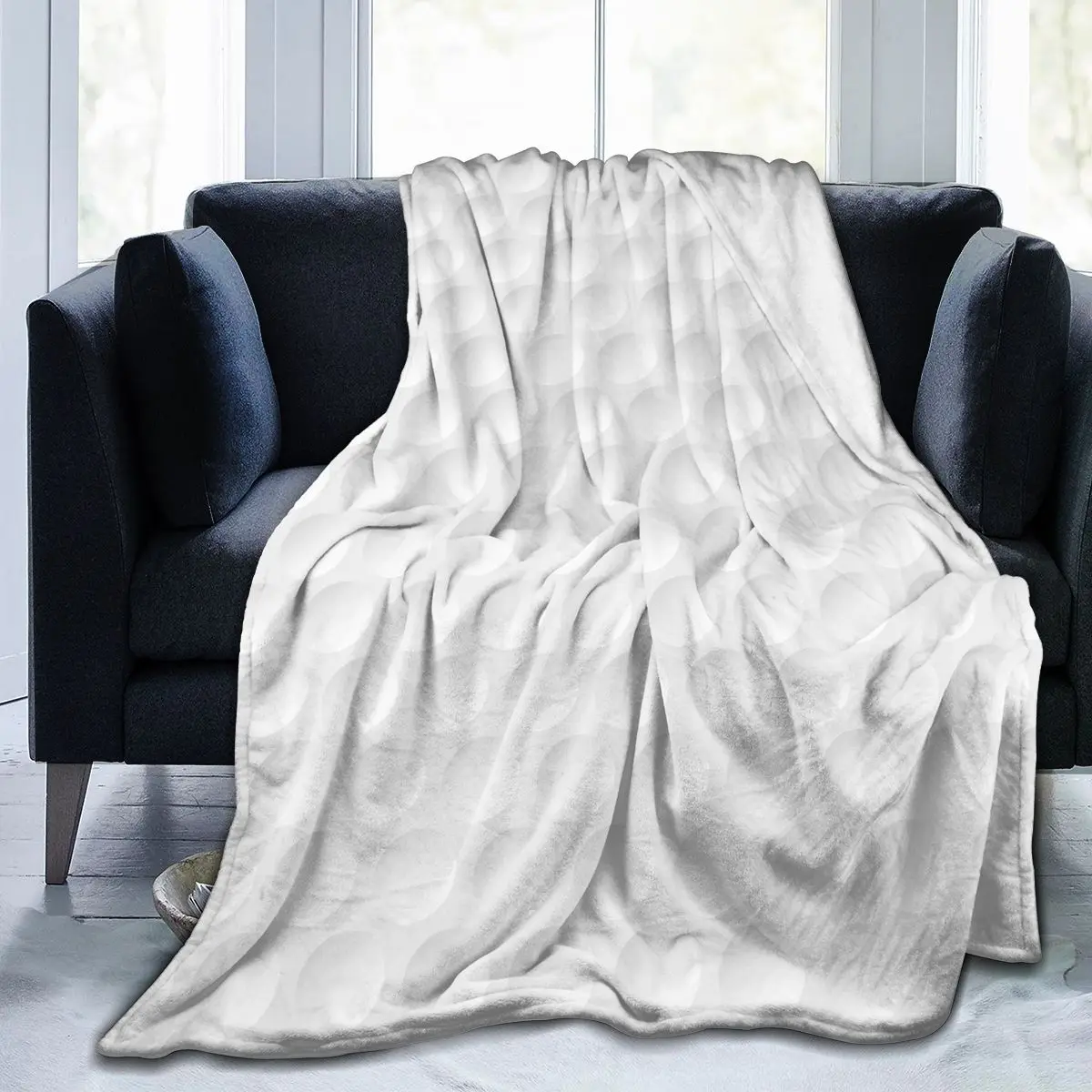 

Мягкое теплое Флисовое одеяло с принтом мячей для гольфа зимнее диванное одеяло 3 размера светильник кое тонкое фланелевое одеяло для механ...