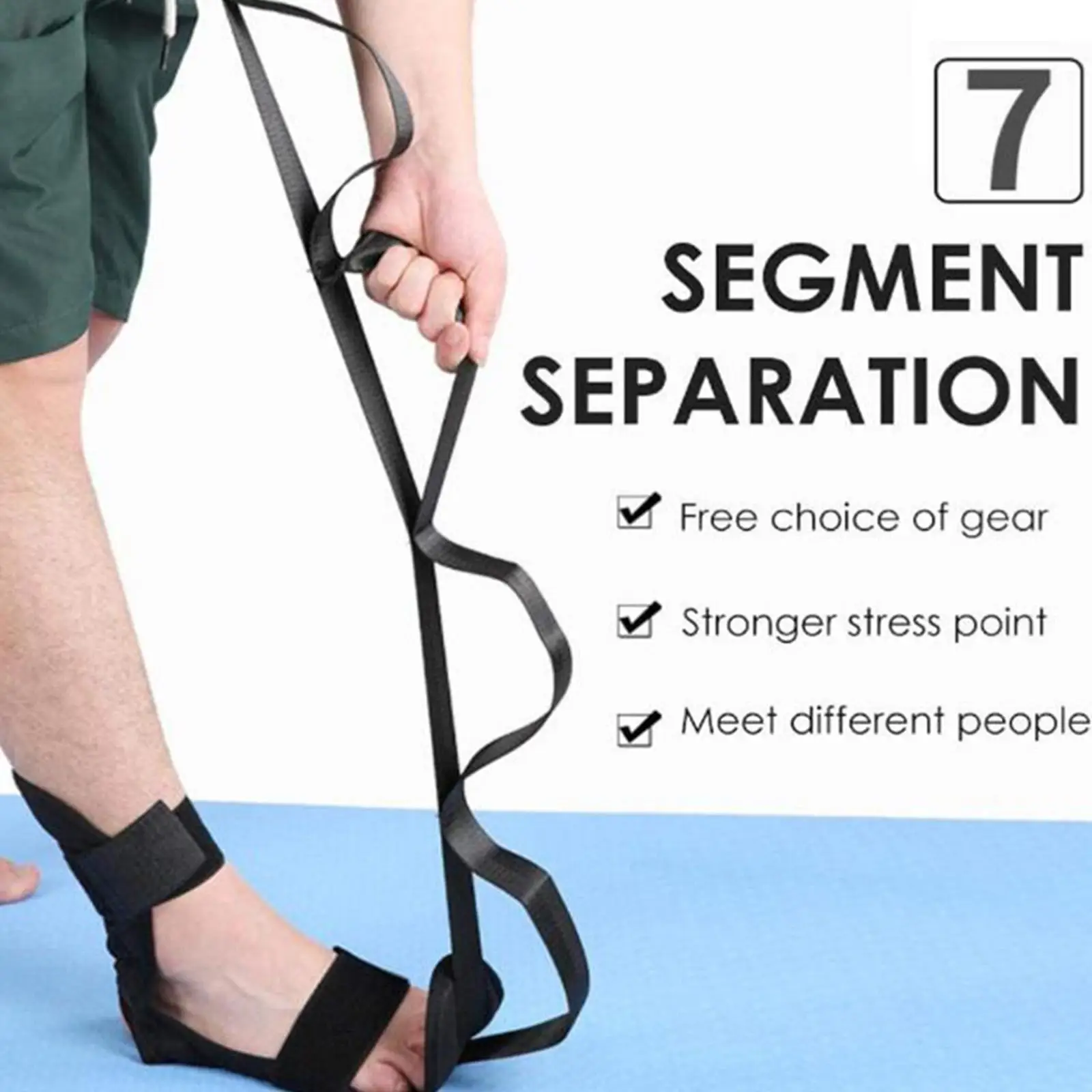 

Extendable Multiple Buckle Strap And Foot Stretcher for Pilates