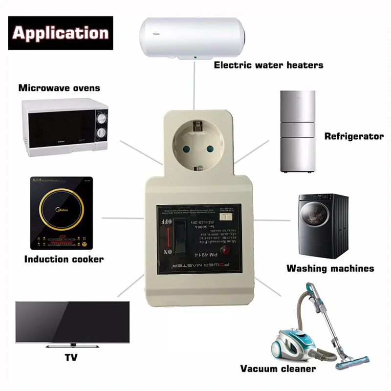 Автоматический предохранитель напряжения европейская защита от утечки Wi-FI