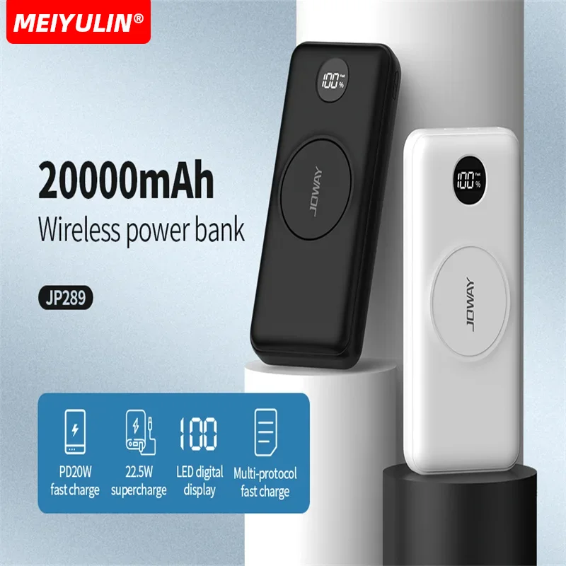 

20000mAh Wireless Power Banks Portable Spare Battery PD20W Fast Charger For Magsafe External Battery Bank Power Supply