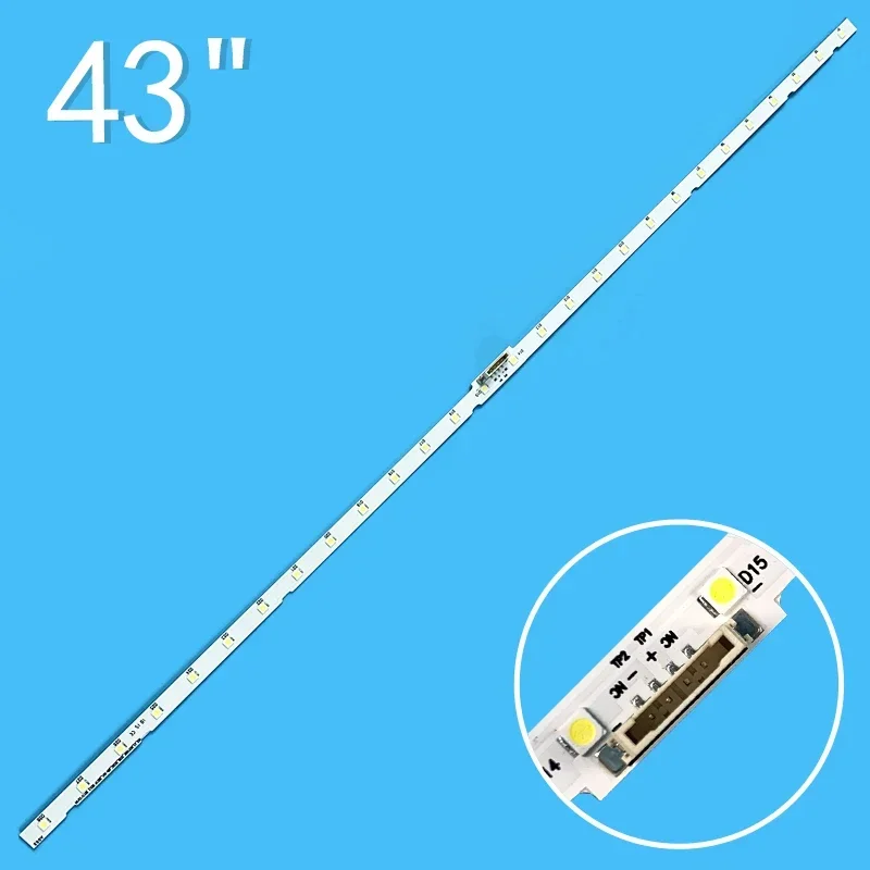 Фото Светодиодная лента для подсветки Samsung для 43 дюймов TV UE43NU7100 UE43NU7300 UE43NU7092 AOT_43_NU7100F_2X28_3030C BN44-00947A UE43NU712 №1