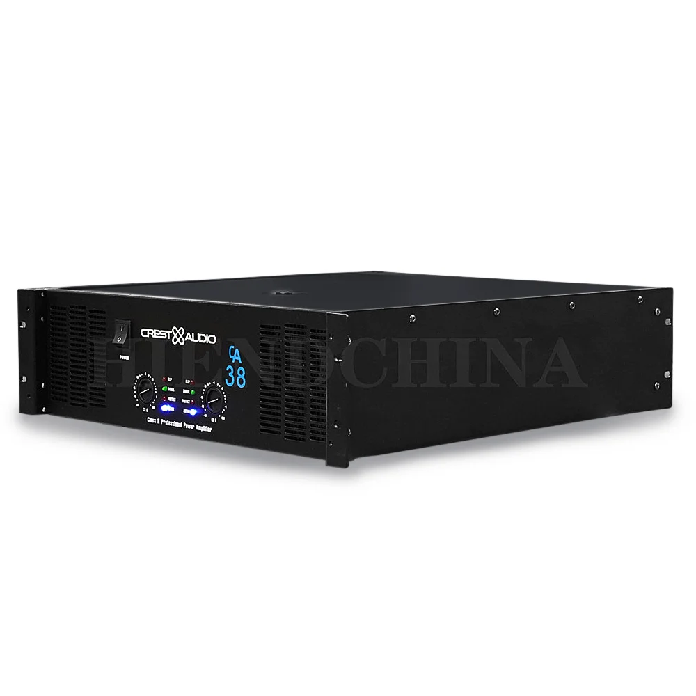 

A38 Professional Power Amplifier Pure Power Amplifier (3u) KTV/Stage/Home Entertainment KTV 8ohm 1300w*2/4ohm 2600w*2