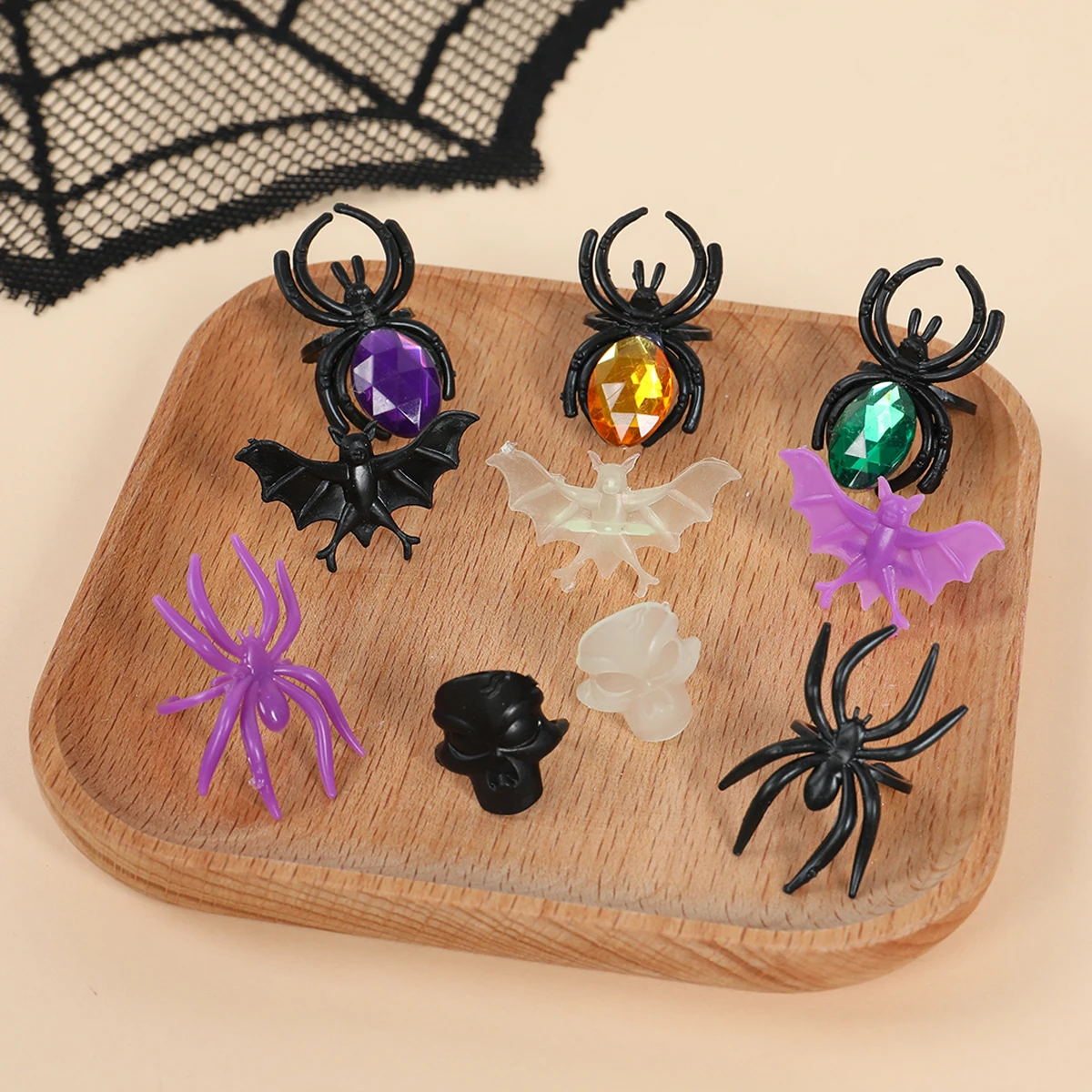 50 шт. новинка Хэллоуин пластиковые драгоценные камни искусственные игрушки для